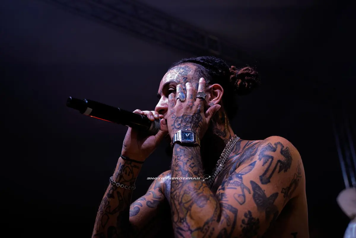 LIL SKIES concert visuals, photo 6 by WHATEVR Creative Studios